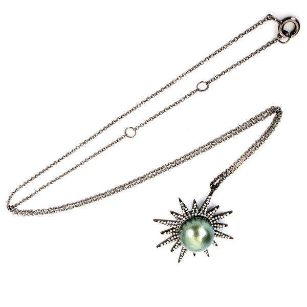 Pearl sunburst necklace Clearance