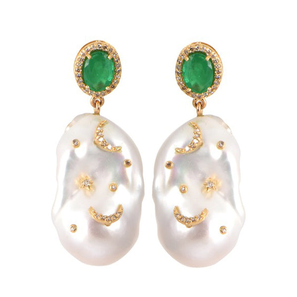 Baroque Drop Earrings