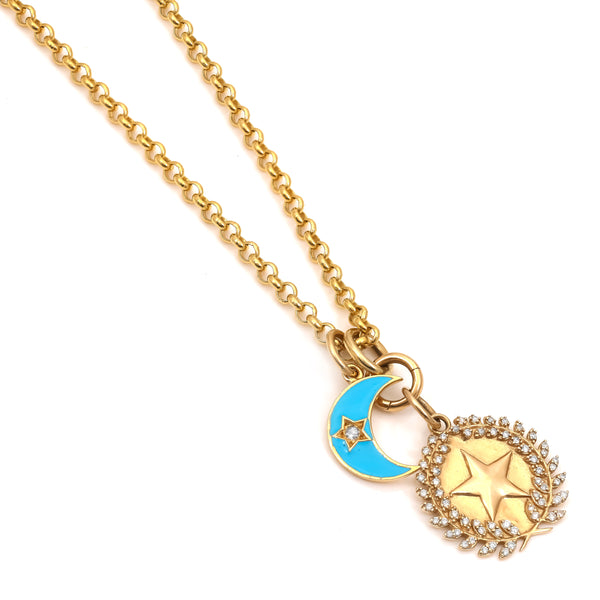 Samira 13 sunburst necklace Clearance