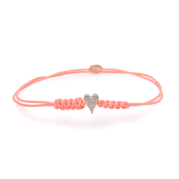 Heart Cord Bracelet
