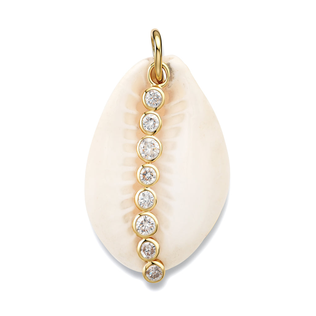 Diamond Conch Charm