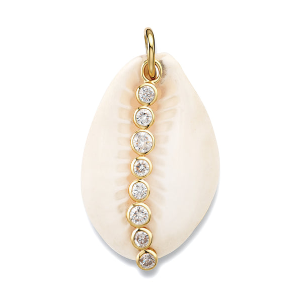 Diamond Conch Charm