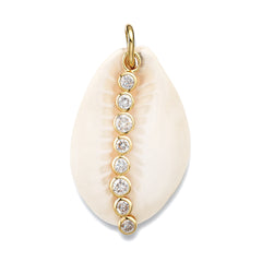 Diamond Conch Charm