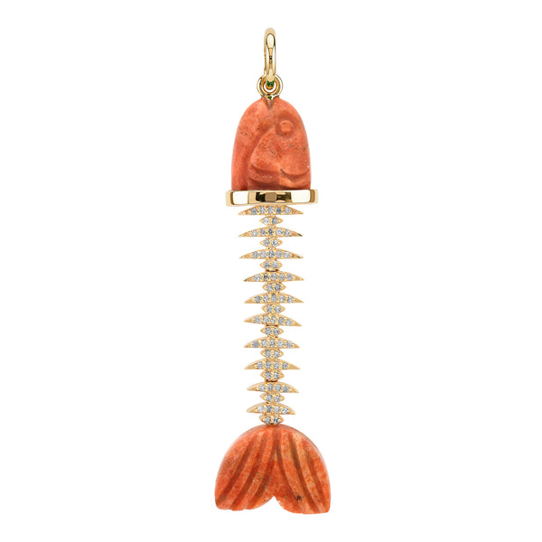Diamond Fish Charm