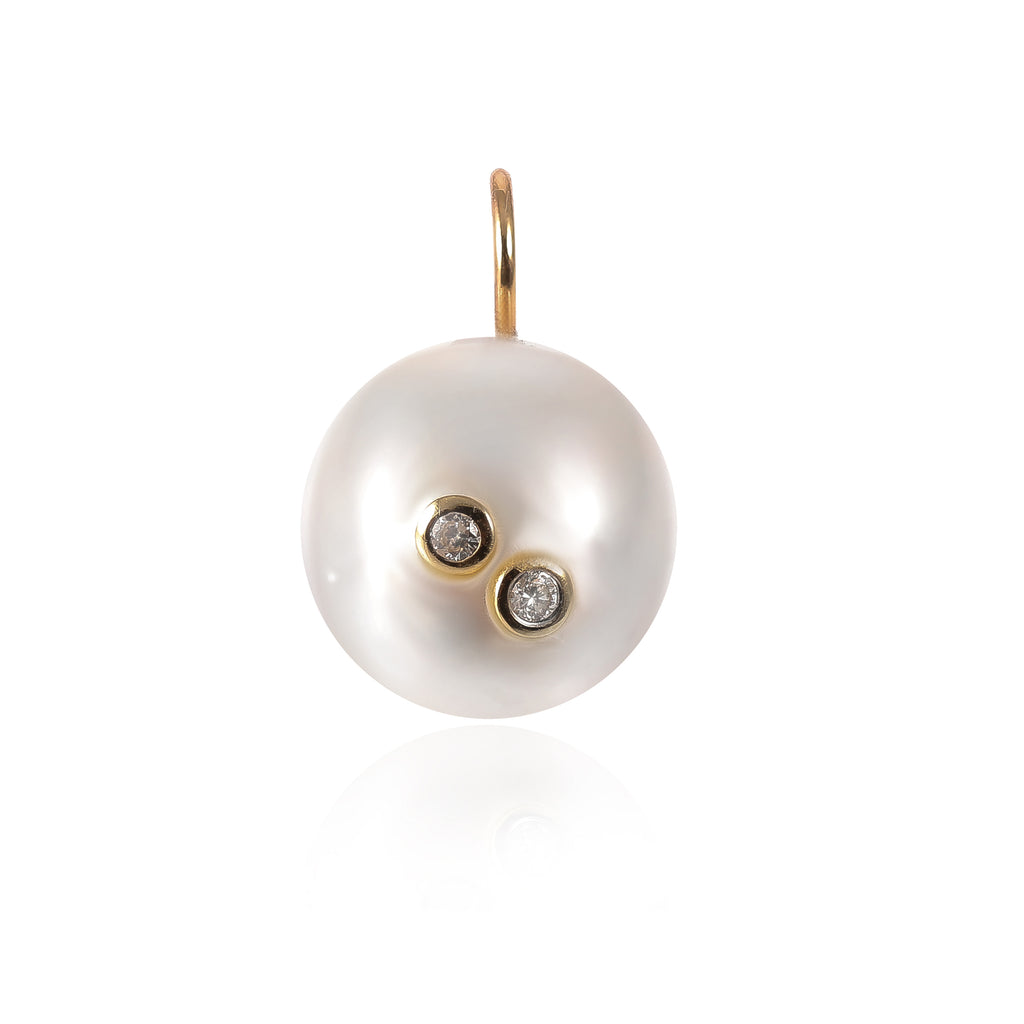 Diamond Pearl Charm
