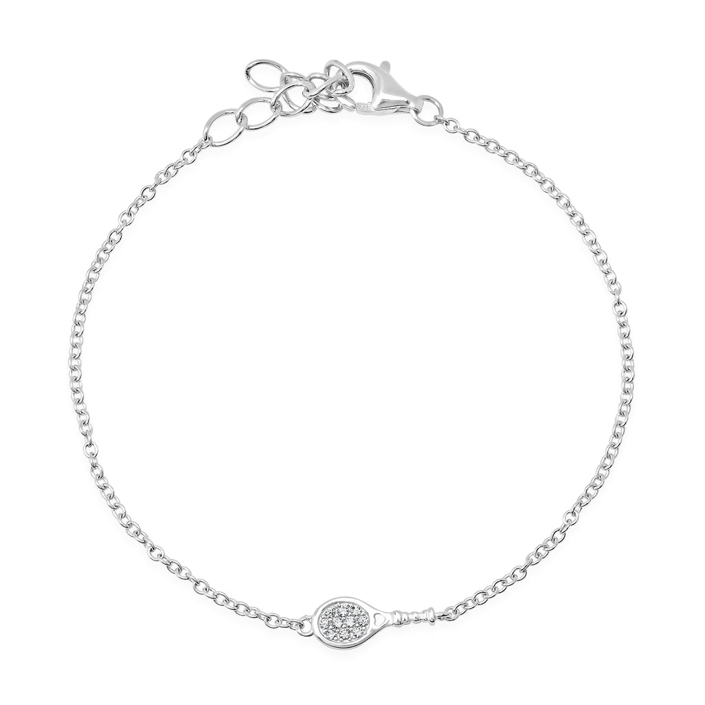 CZ Racket Bracelet