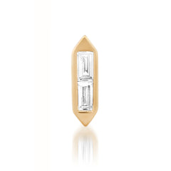 Baguette Diamond Stud