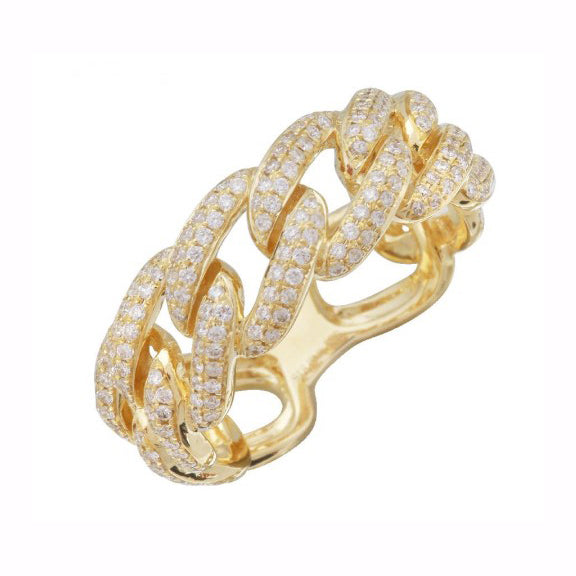 Diamond Link Ring