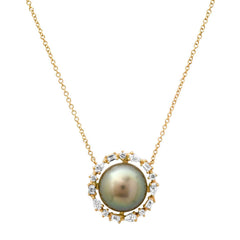 Pearl Diamond Necklace