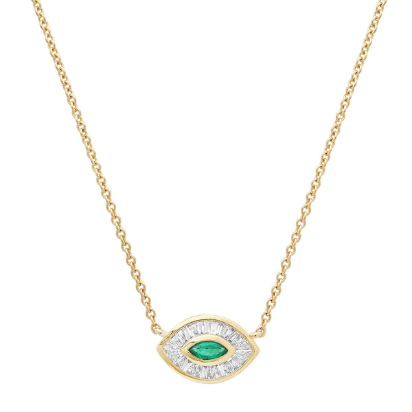 Emerald Eye Necklace