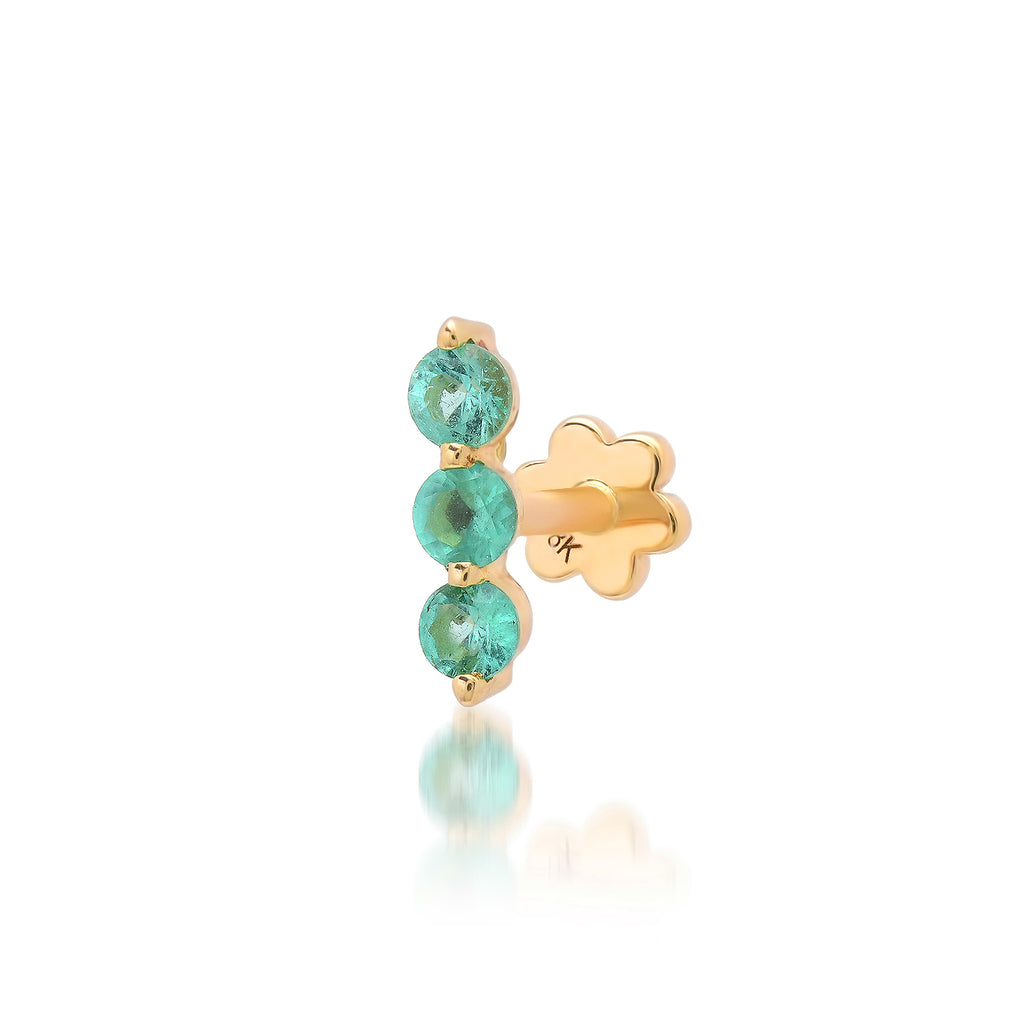 Emerald Screw Back