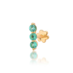 Emerald Screw Back
