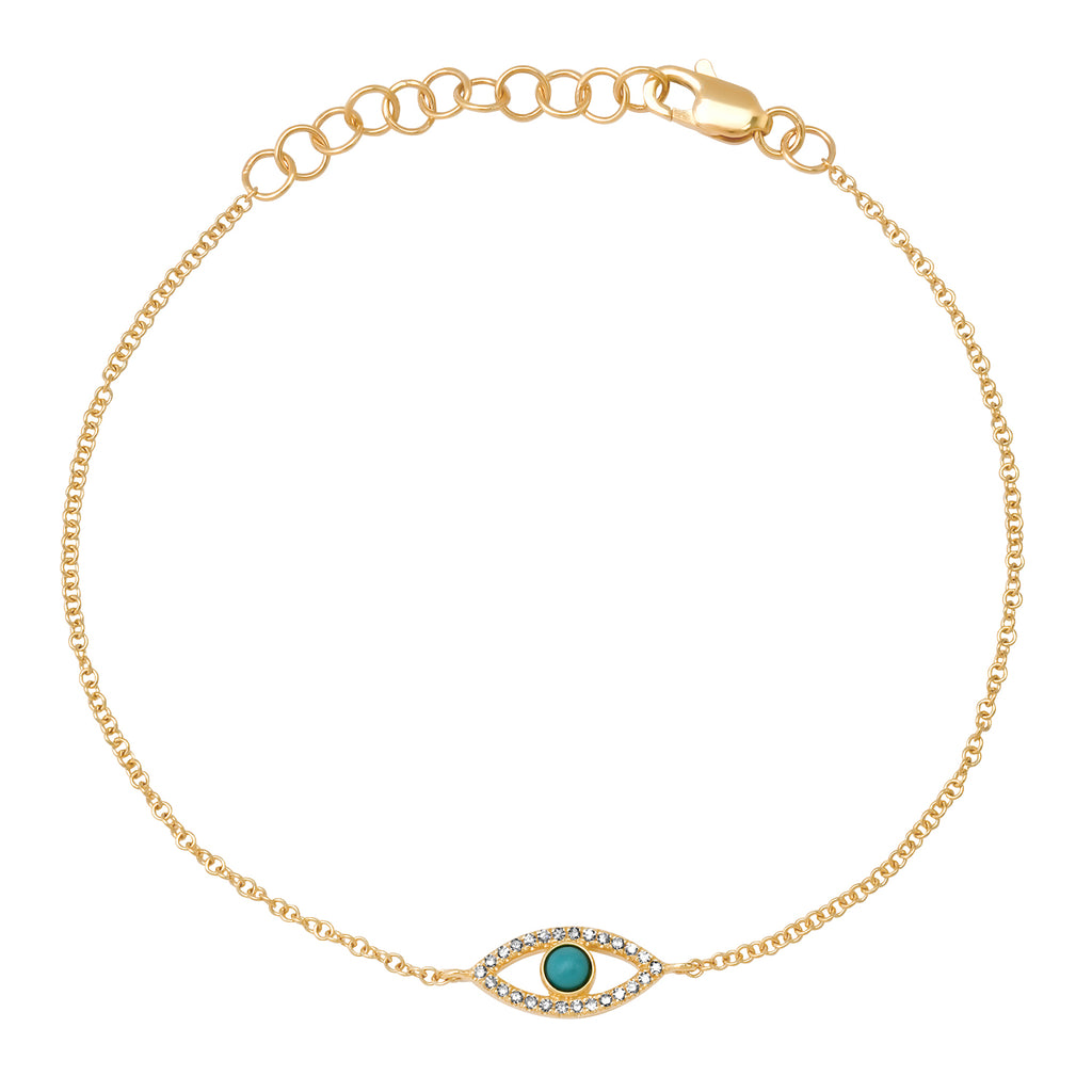 Turquoise Eye Bracelet