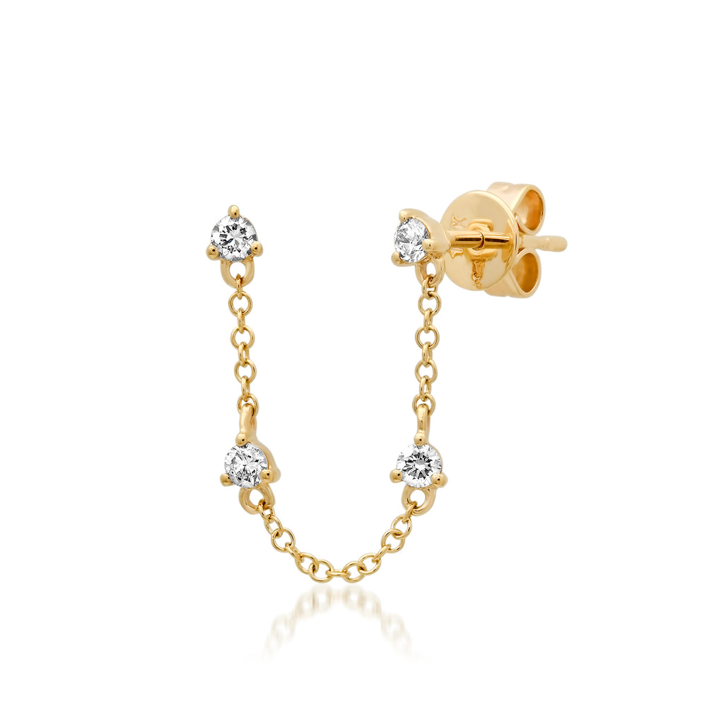Diamond Chain Stud