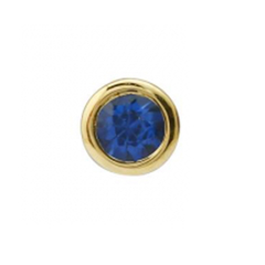 Sapphire Bezel Stud