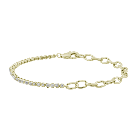 Half Half Bracelet