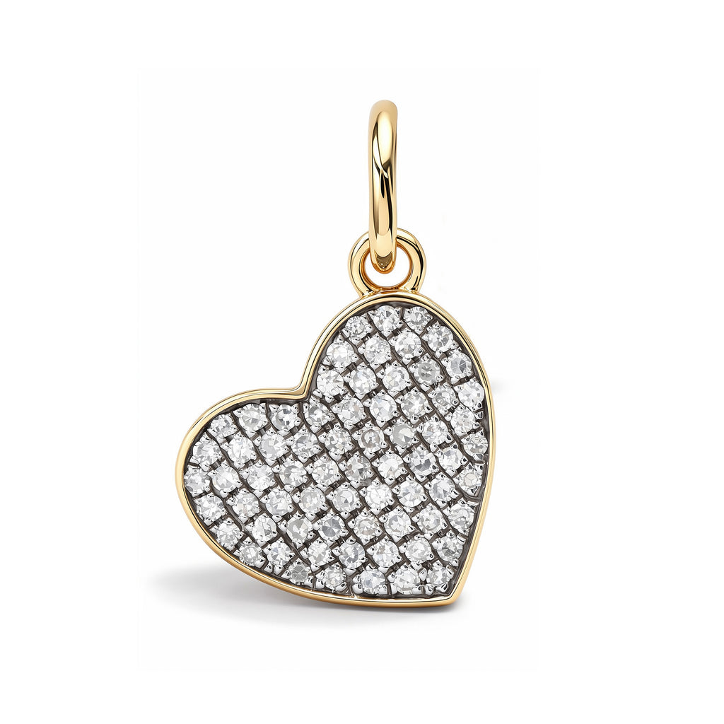 Diamond Heart Charm
