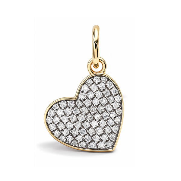 Diamond Heart Charm