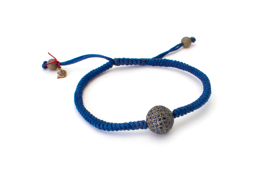 Sapphire Cord Bracelet