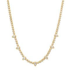 Diamond Bezel Necklace