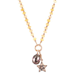 Opal Charm Necklace