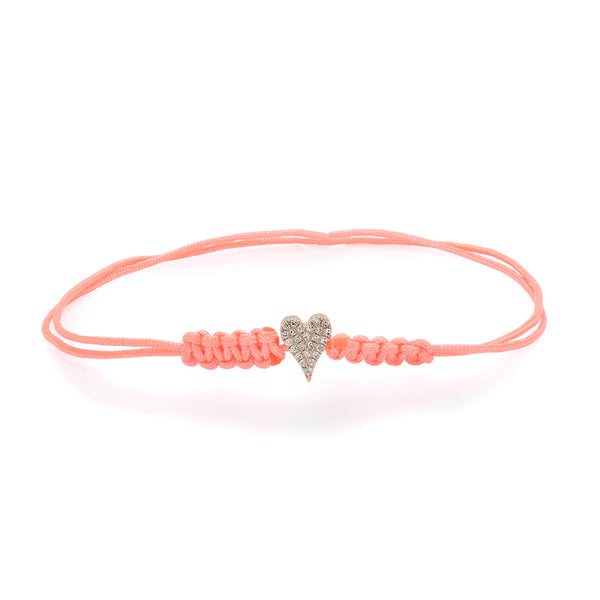 Heart Cord Bracelet