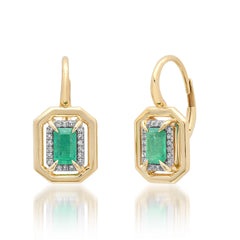 Emerald Drop Earrings
