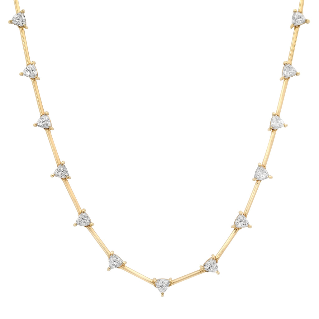 Trillion Tennis Necklace