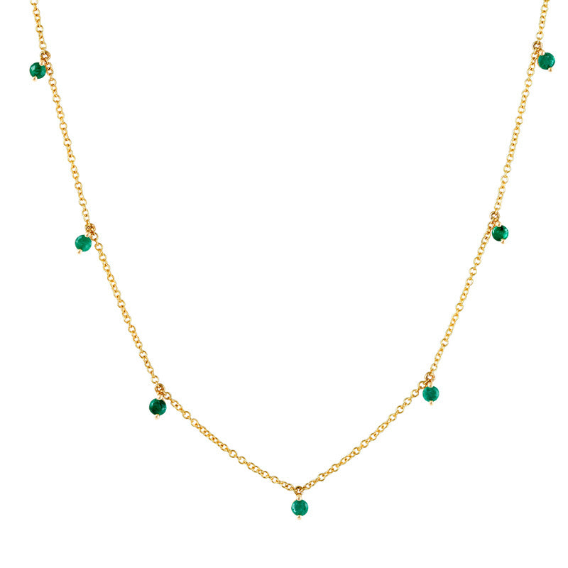 Emerald Shaker Necklace