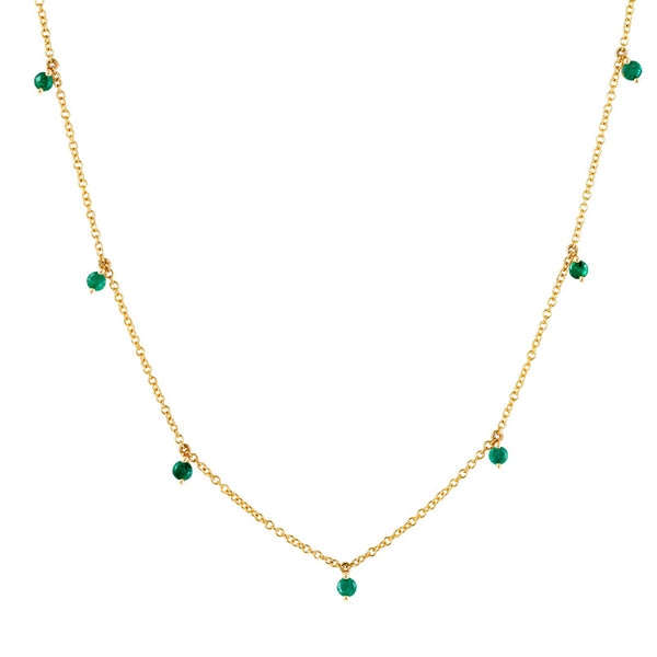 Emerald Shaker Necklace