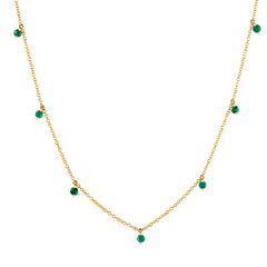 Emerald Shaker Necklace