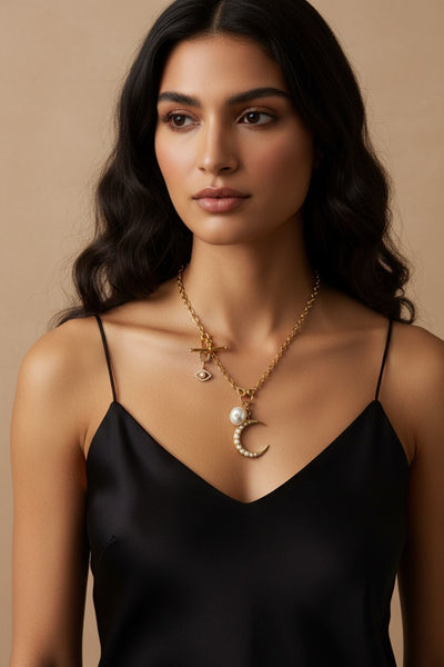 Crescent Charm Necklace