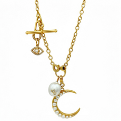 Crescent Charm Necklace