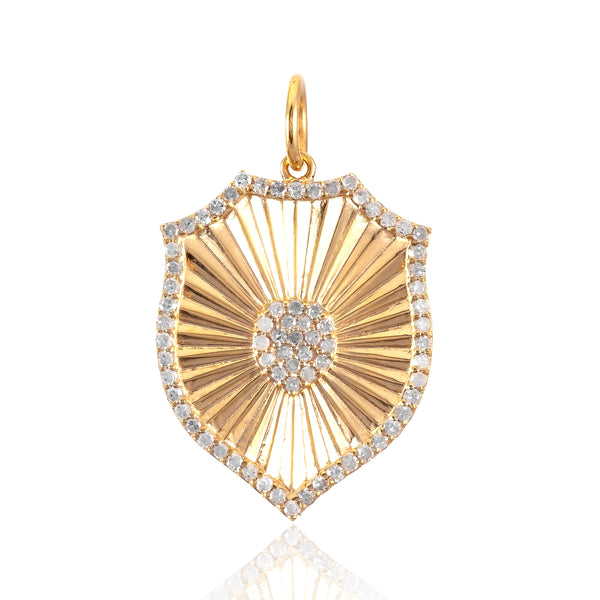 Diamond Shield Charm