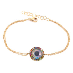 Glass Eye Bracelet