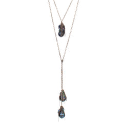 Ink Pearl Lariat