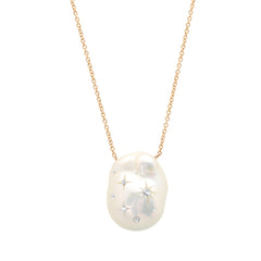 Carved Pearl Necklace