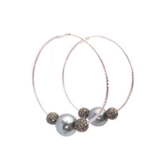 Pearl Hoops