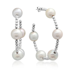 Pearl Hoops