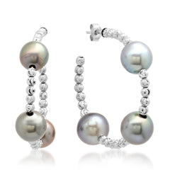 Pearl Hoops