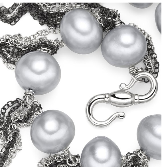 Silver Fringe Necklace