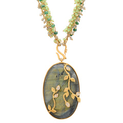 Labradorite Vine Necklace