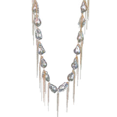 Silver Baroque 31" Necklace