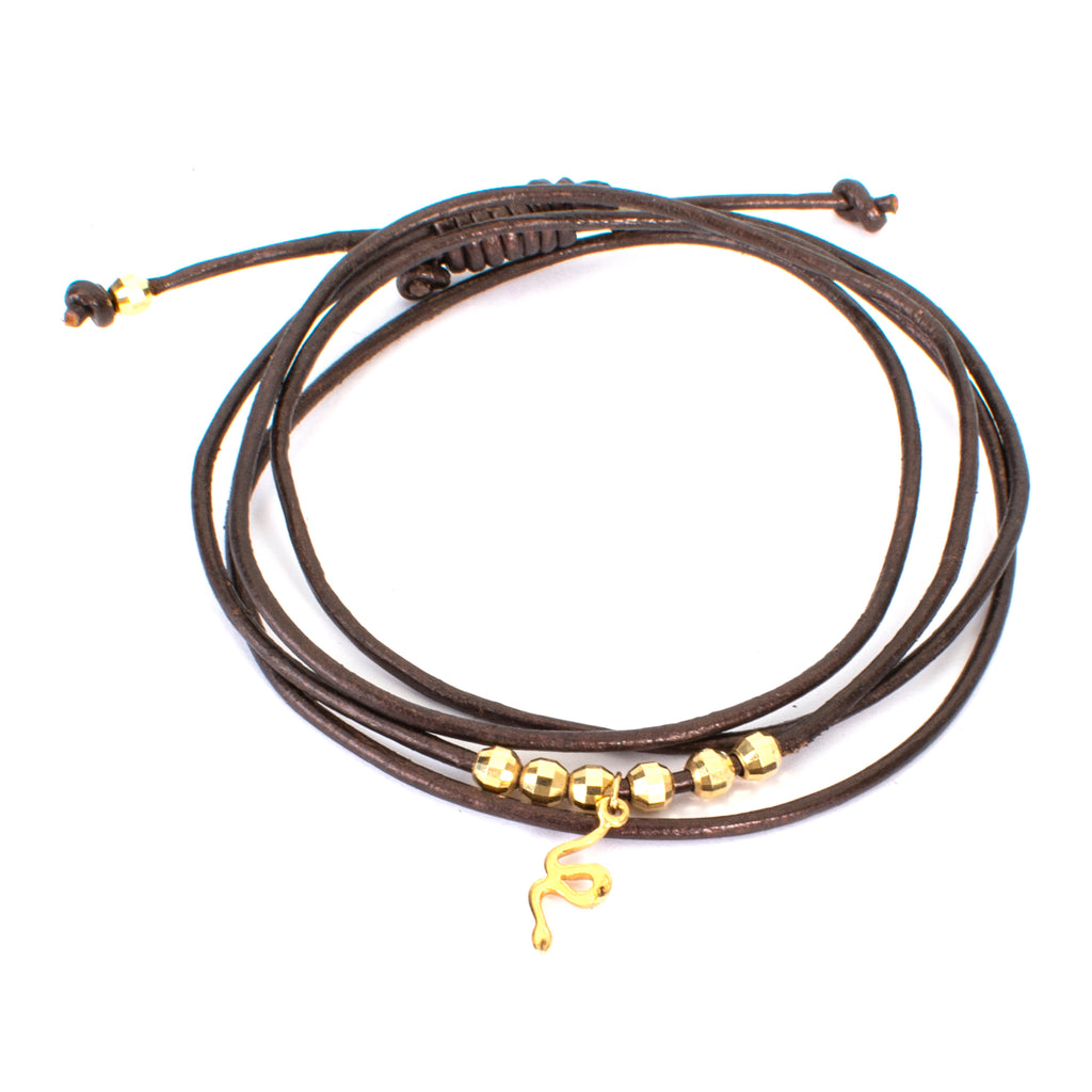 Snake Leather Necklace
