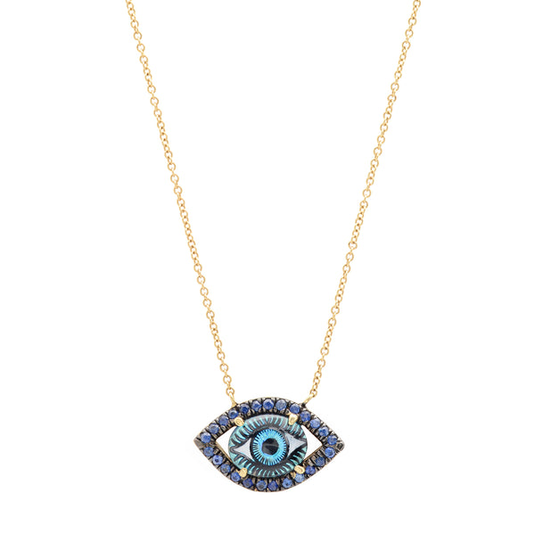 Glass Eye Necklace
