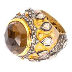 Citrine Dome Ring