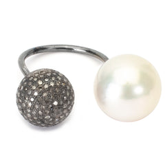Pearl U Ring