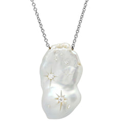 Carved Pearl Necklace