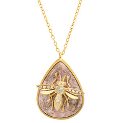 Agate Mosquito Necklace