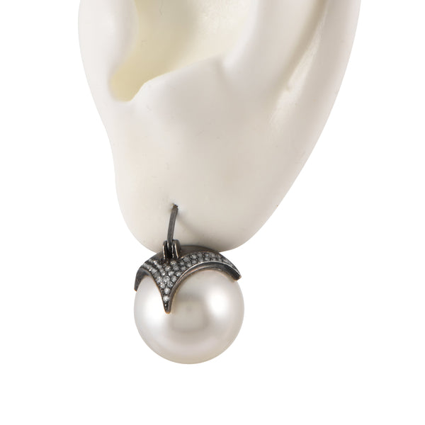 Armor Pearl Earrings